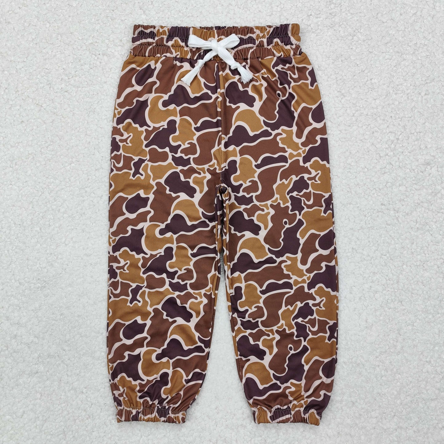 P0669 Brown Camouflage Drawstring Trousers