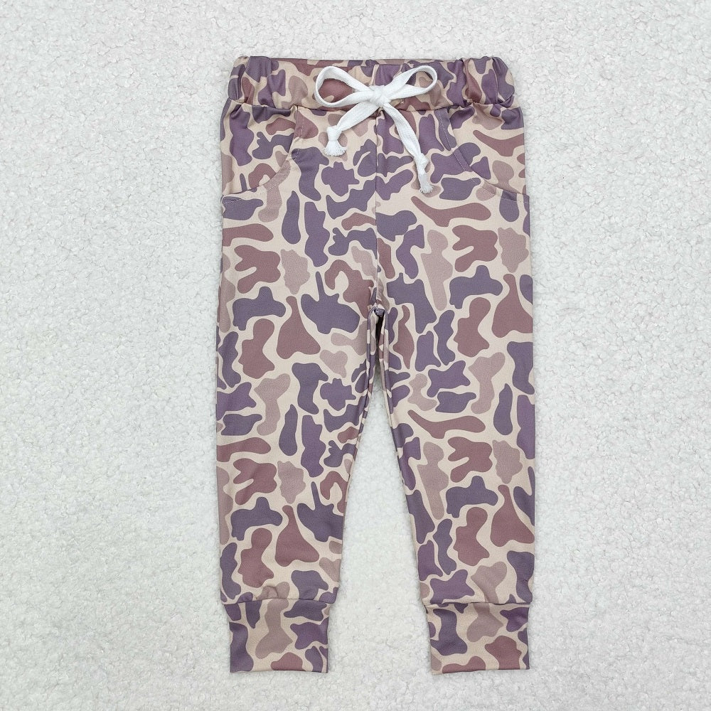 P0683 Baby Boys Ducks Dogs Hunting Camo Bottoms Pants
