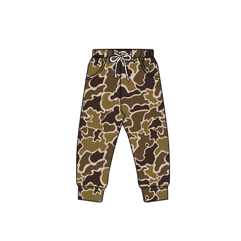 presale P0708 Adult Women Duck Camo Pocket Bottom Pants Legging 2024 10.18