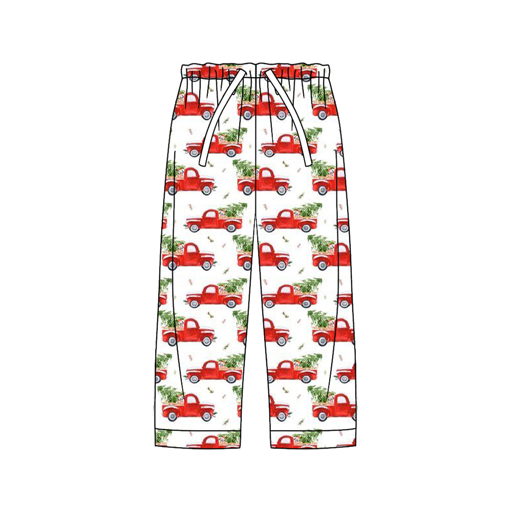 presale P0788 Adult Women Car Trees Plaid Flame Pants D 6.26