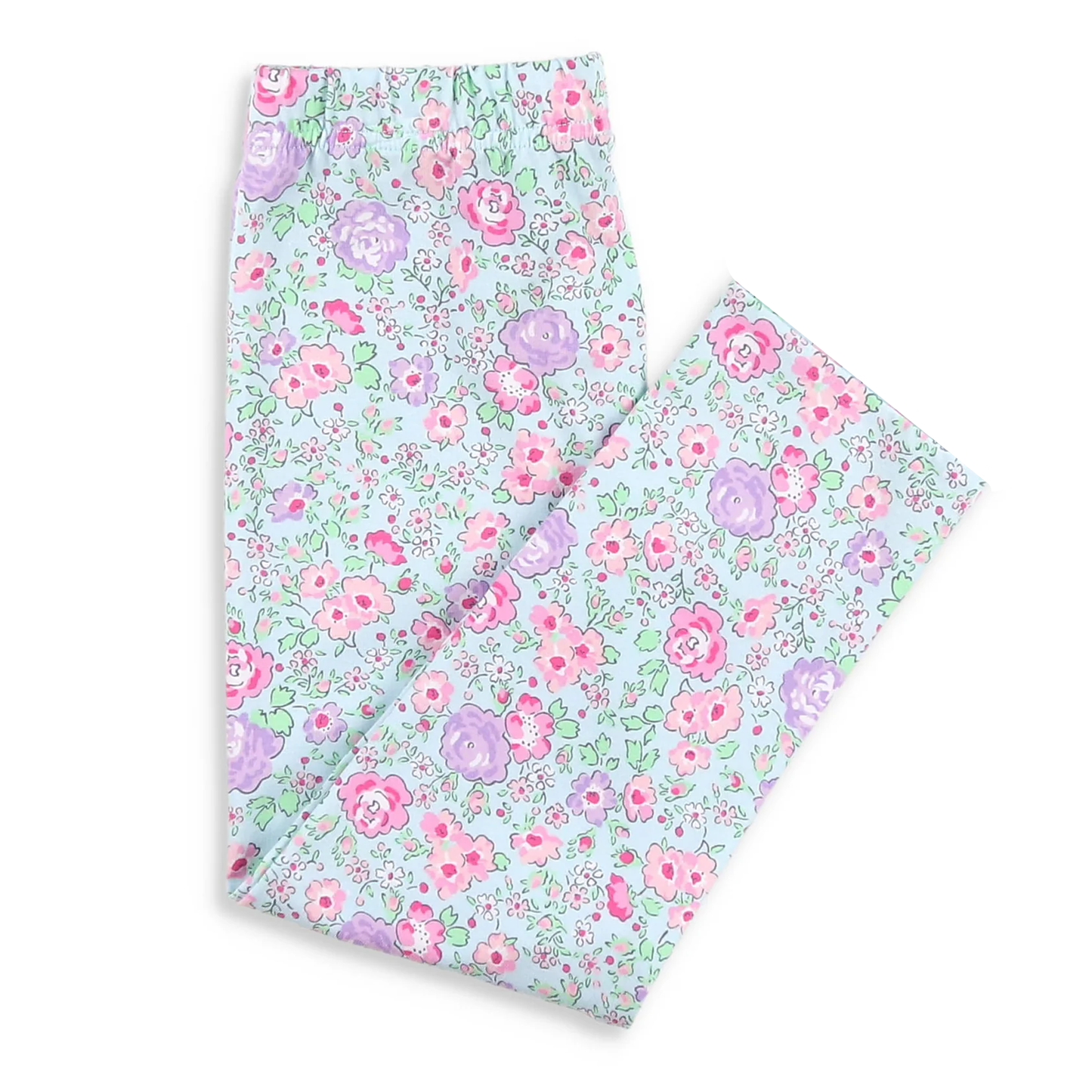 presale P0872 Baby Girls Pink Lavender Flowers Leggings Pants D 922