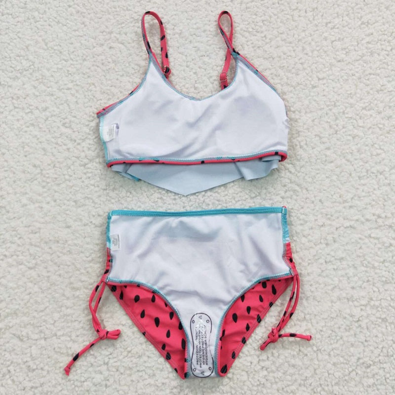 S0143 Watermelon Rose Swimsuit Set