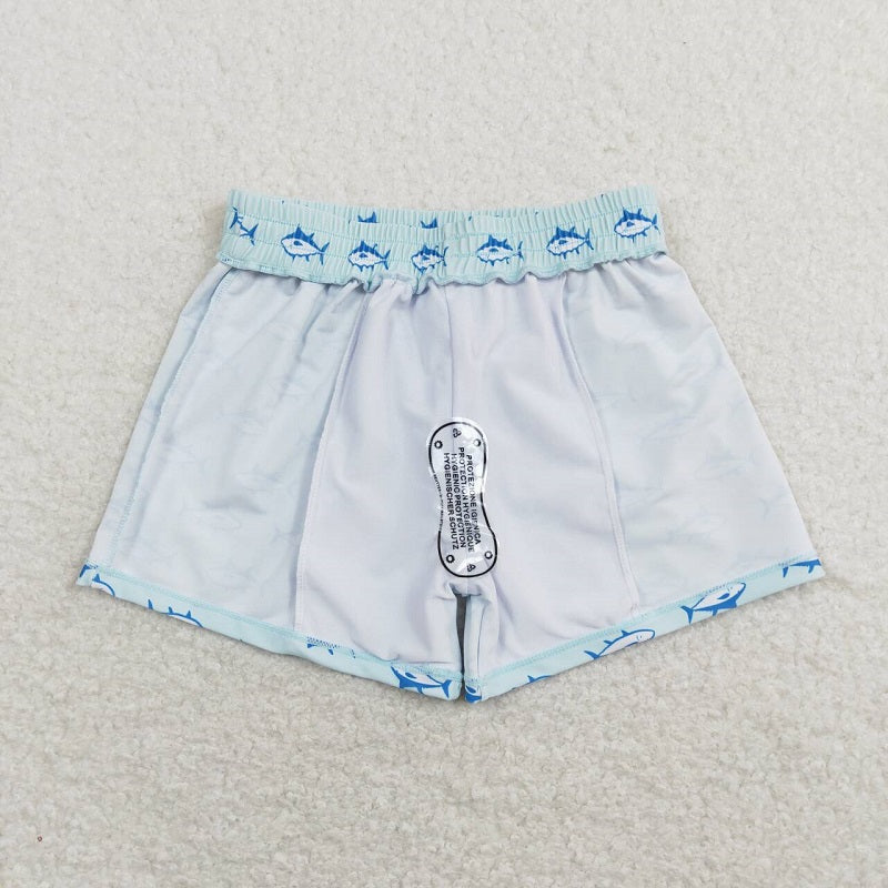 S0171 Blue Shark Light -colored swimming trunks