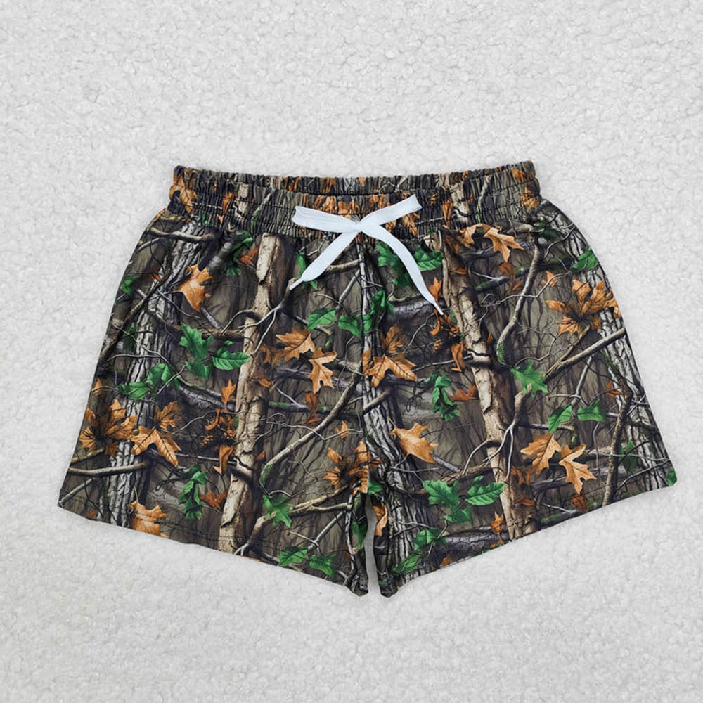 Sibling Baby Boys Cactus Cows Western Trunks Swimsuits D 7.8