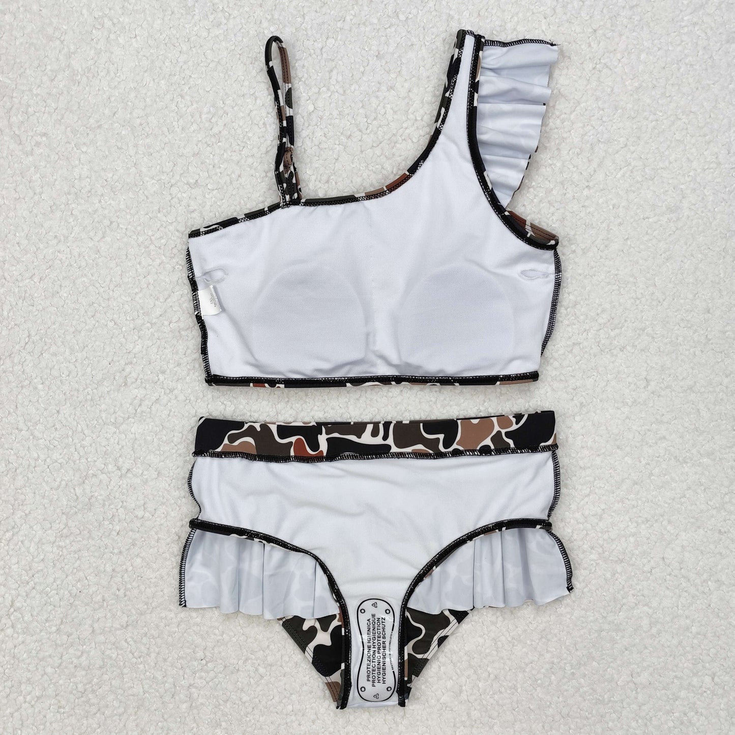 S0481 Camouflage Beige Swimsuit Set D 5.6