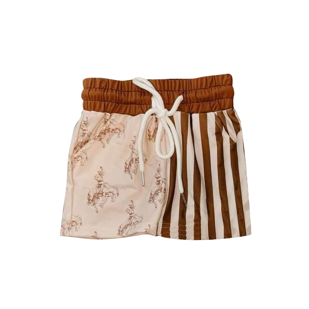 presale S0490 Baby Boys Rodeo Western One Piece Trunks 2025 1.8