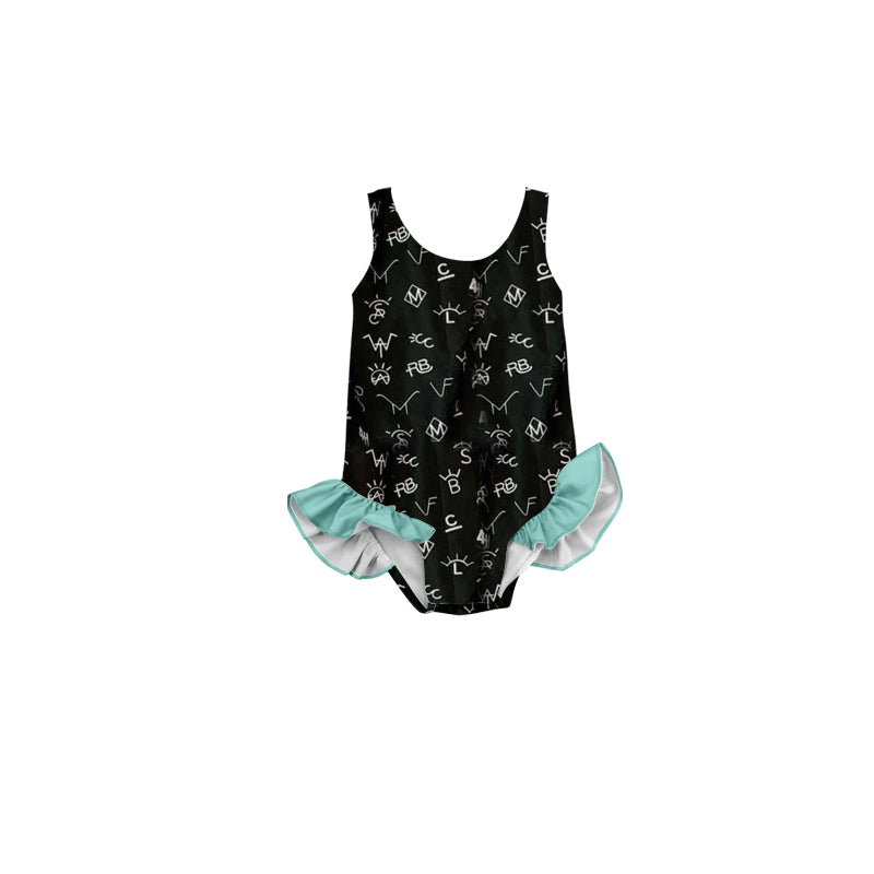 presale S0507 Baby Girls Brander Western One Piece Swimsuits 2025.1.8