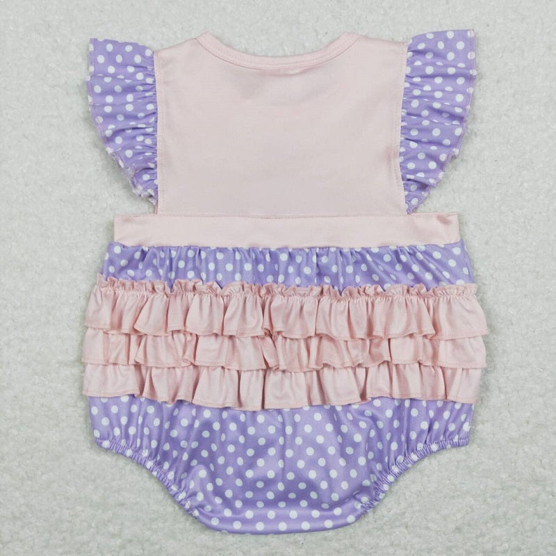 SR0377 Popsicle ice cream purple flying sleeve jumpsuit D 5.17