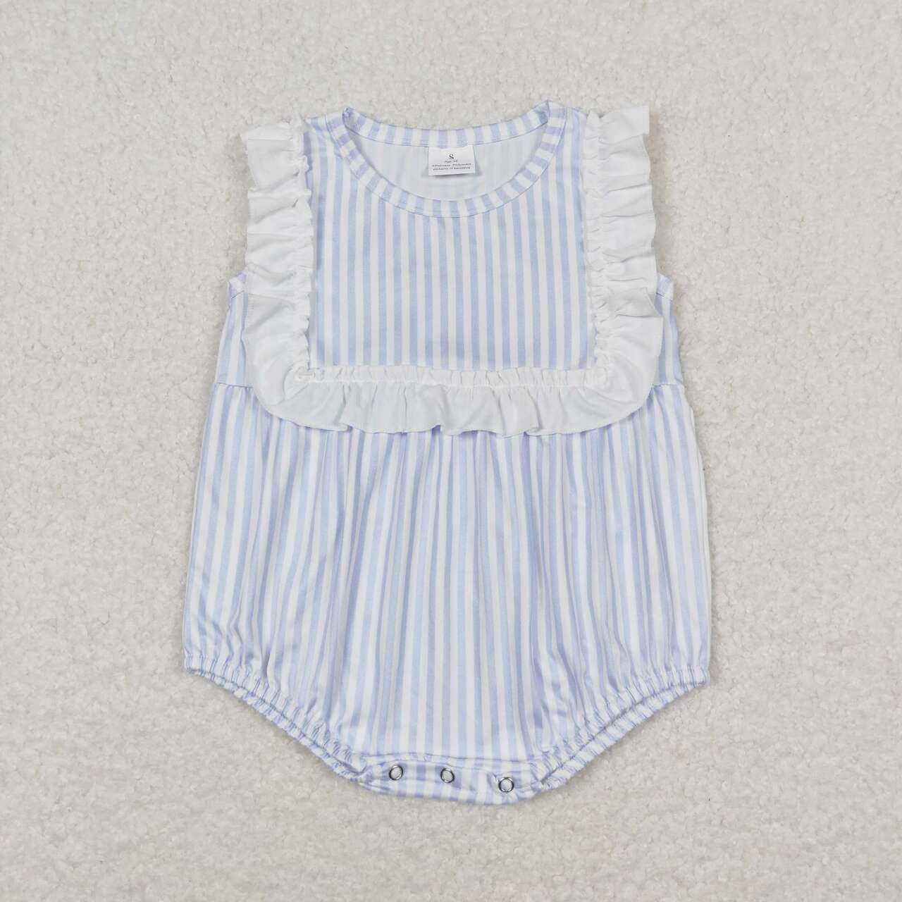 SR1363 Blue and white striped lace vest jumpsuit D 4.24