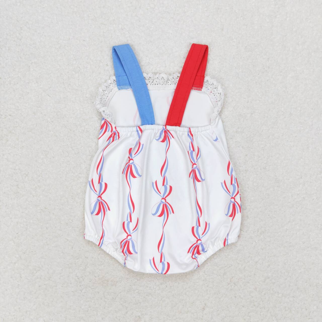 SR1599 National Day White Tank Top Bodysuit