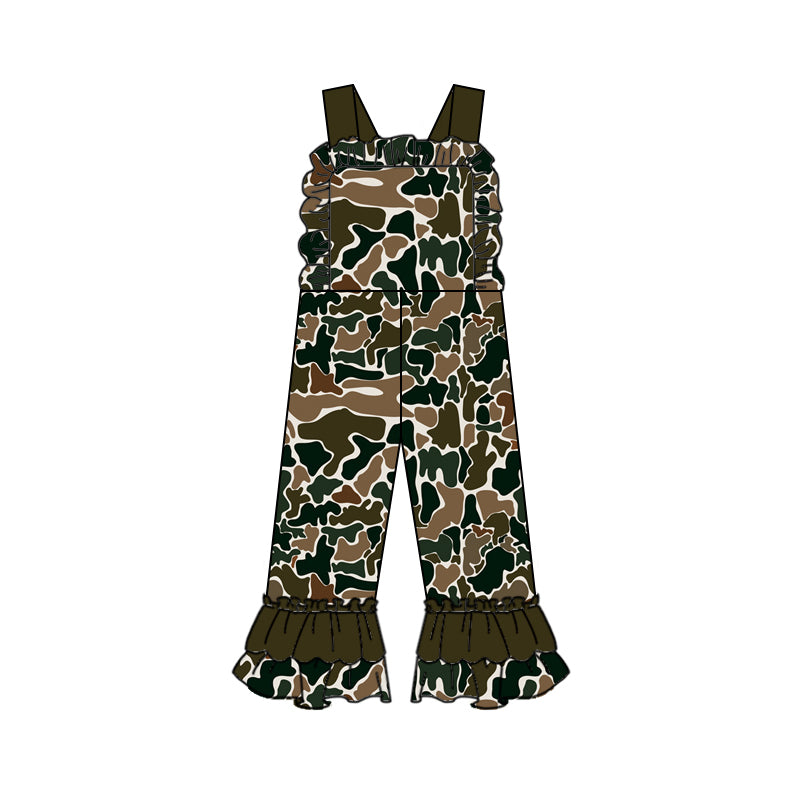 presale SR1987 Camouflage Beige Lace Bib Bodysuit 2024 9.18