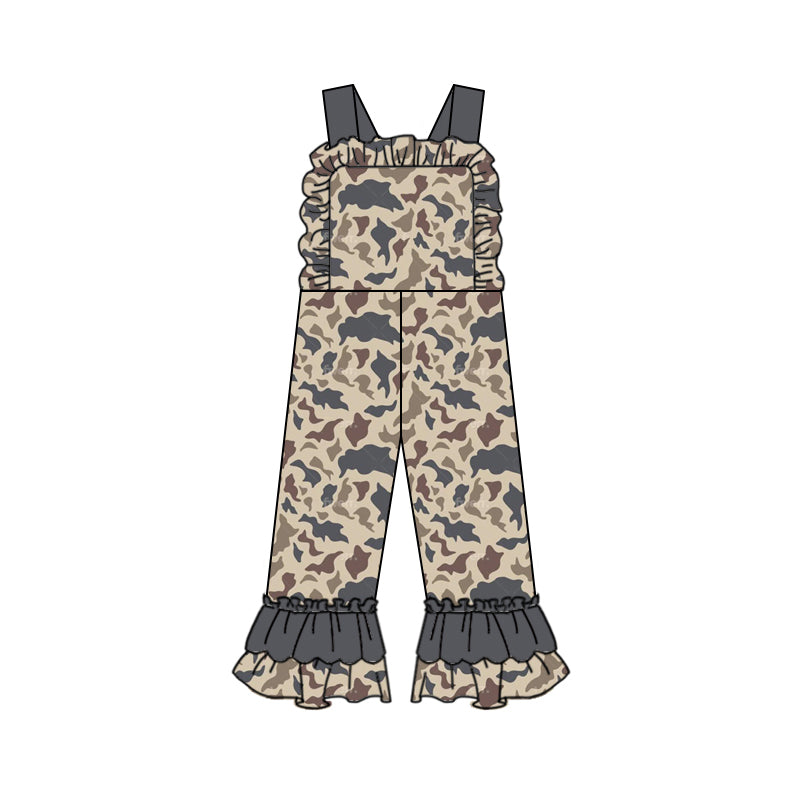 presale SR2003 Camo Grey and Brown Lace-Up Suspender Bodysuit 2024 9.18