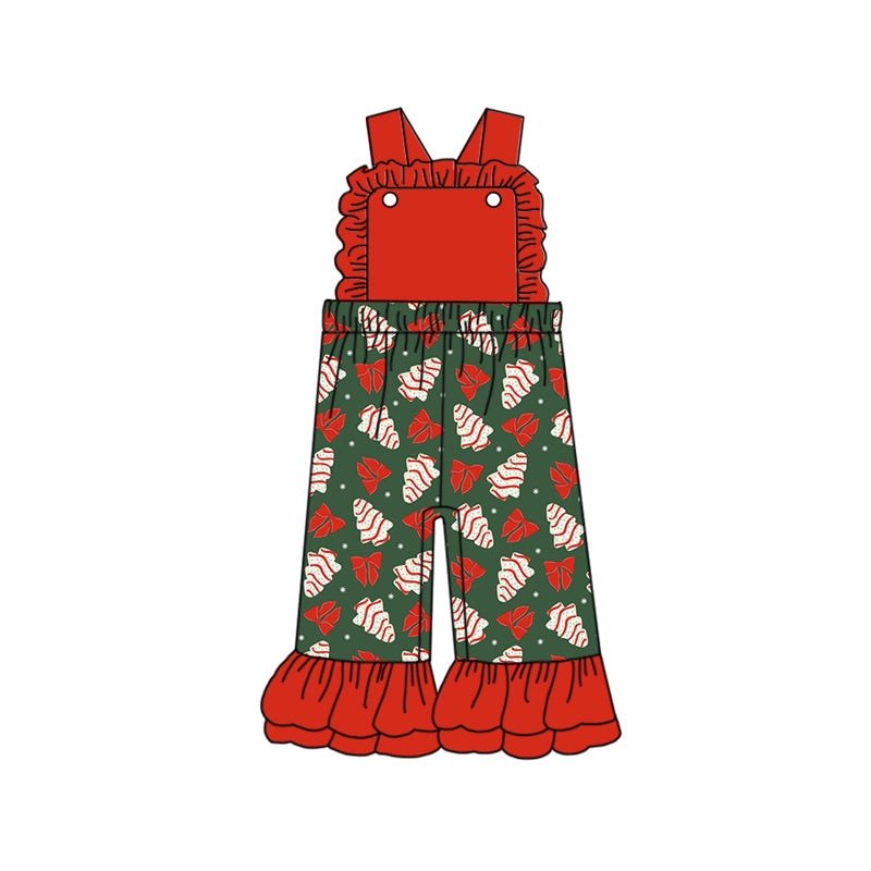 presale SR2008 Christmas tree bow pattern red lace green suspender bodysuit 2024 9.19