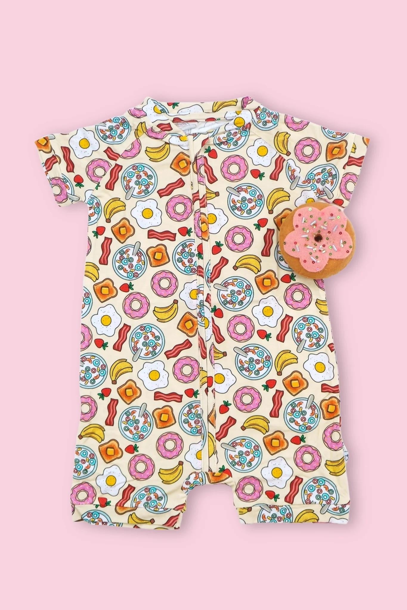 presale SR2171 Banana Fruit Yellow Zipper Short Sleeve Bodysuit 2024 11.2