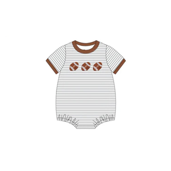 presale SR2218 Rugby Stripe Short Sleeve Bodysuit 2024 .11.8