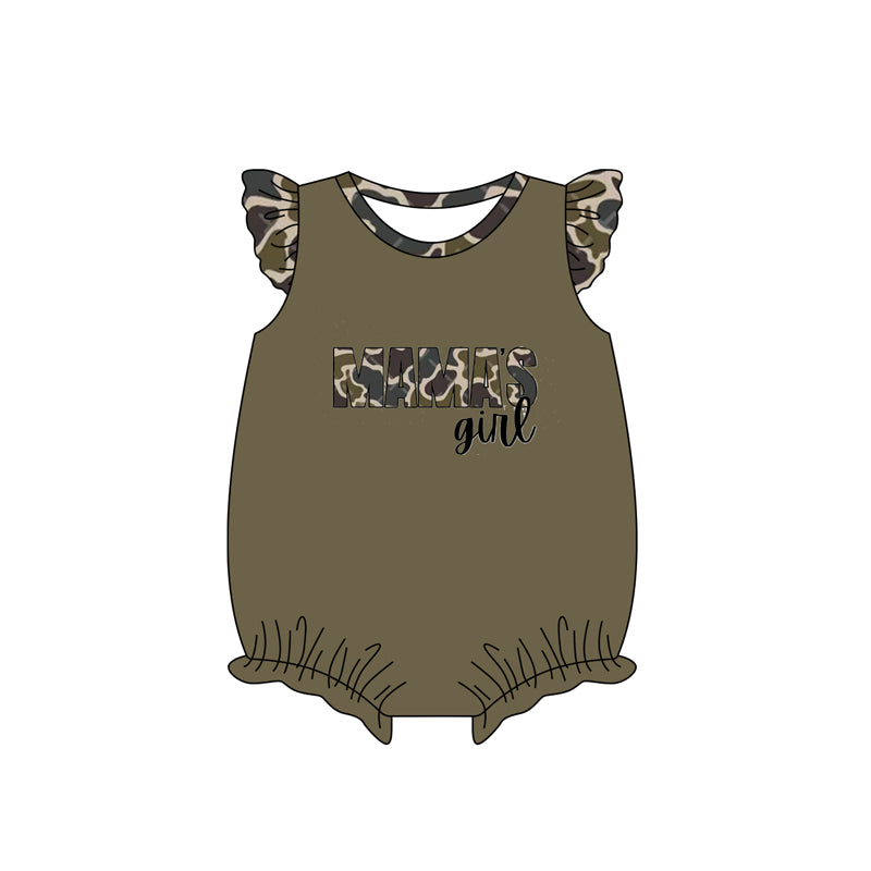 presale SR2388 Mama's girl camouflage green vest jumpsuit 2024 12.4