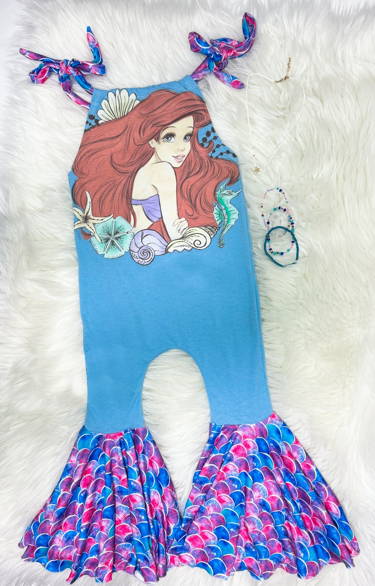 CUSTOM Fish scale sleeveless bodysuit D 5.20