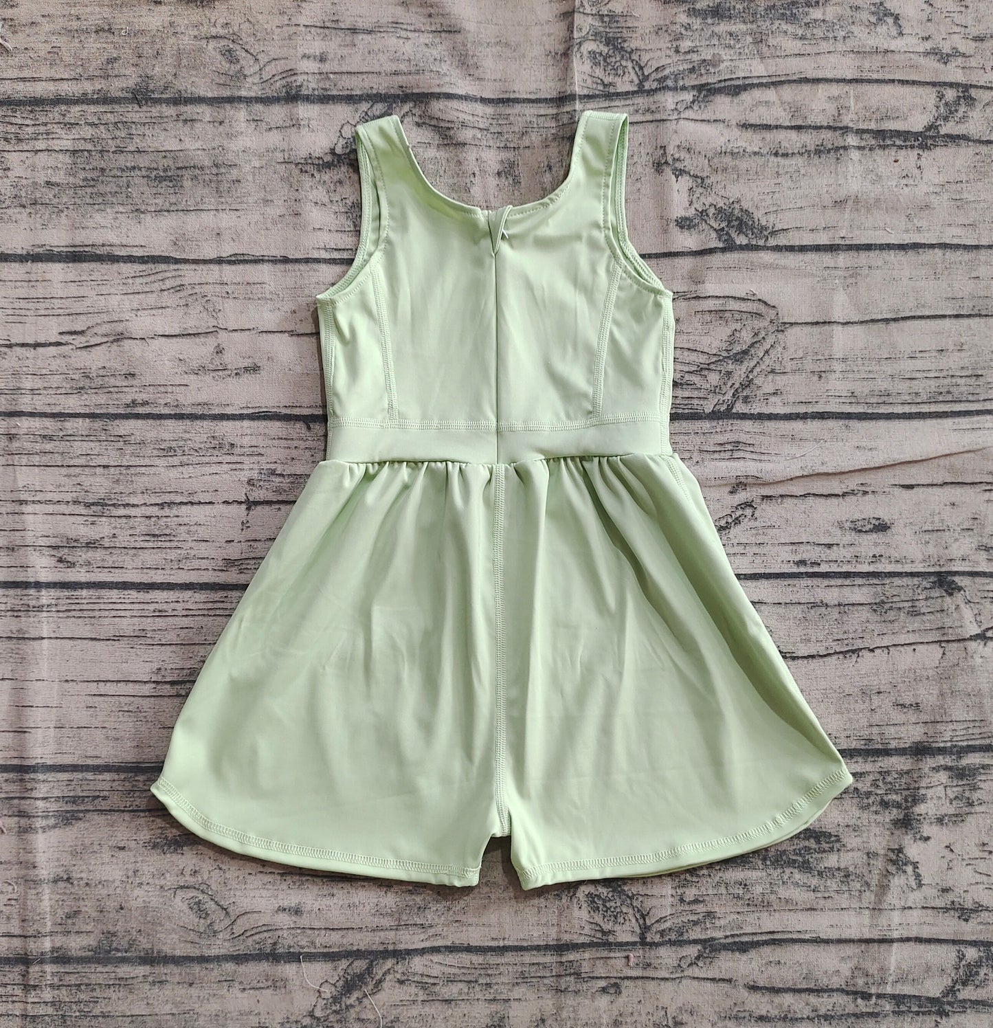 presale SR3021 Baby Girls Aqua Sleeveless Yoga Jumpsuits D 5.6