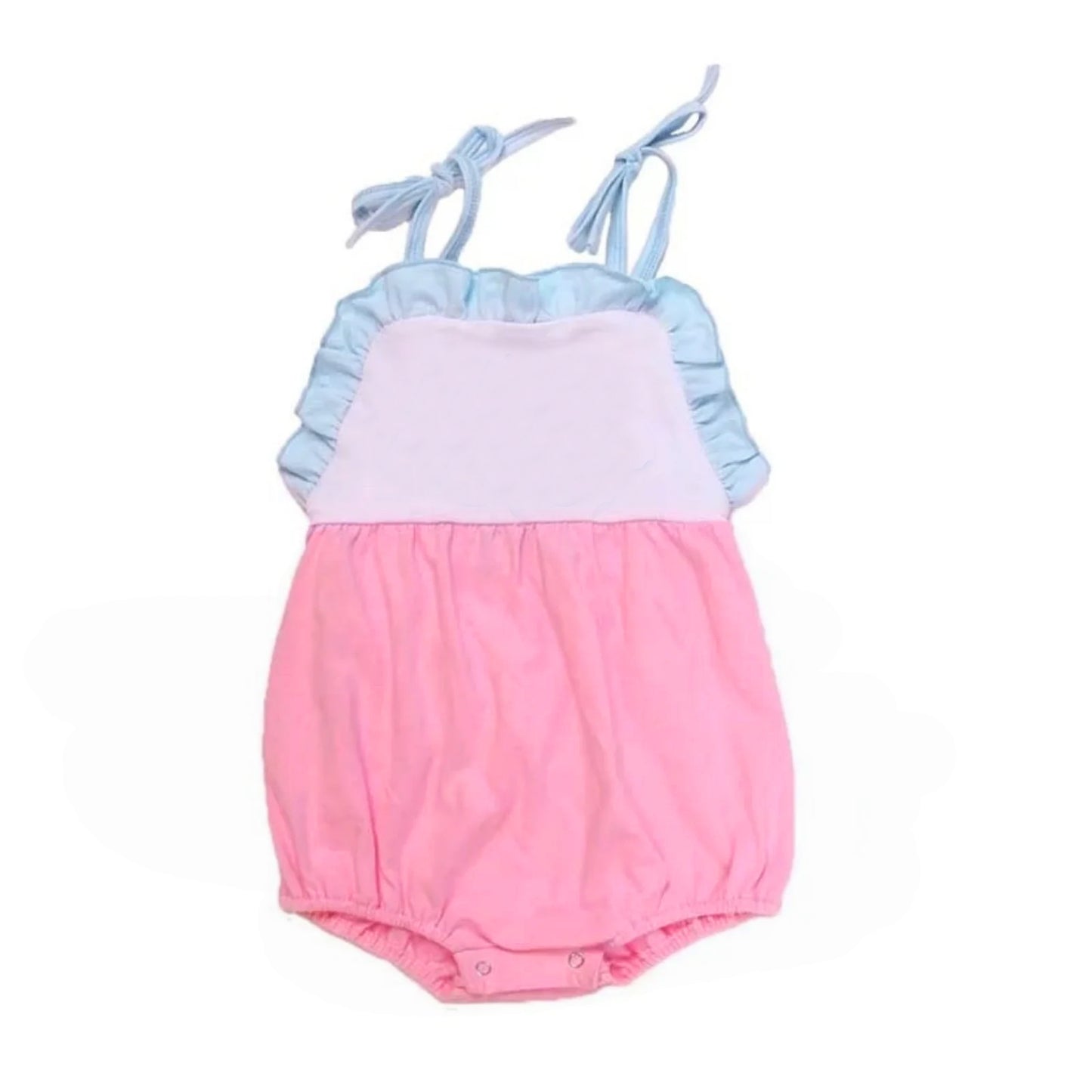 Pre order cotton solid suspender bubble