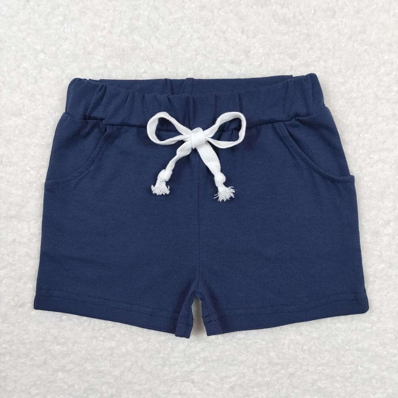 SS0136 Navy blue pocket shorts D 4.12