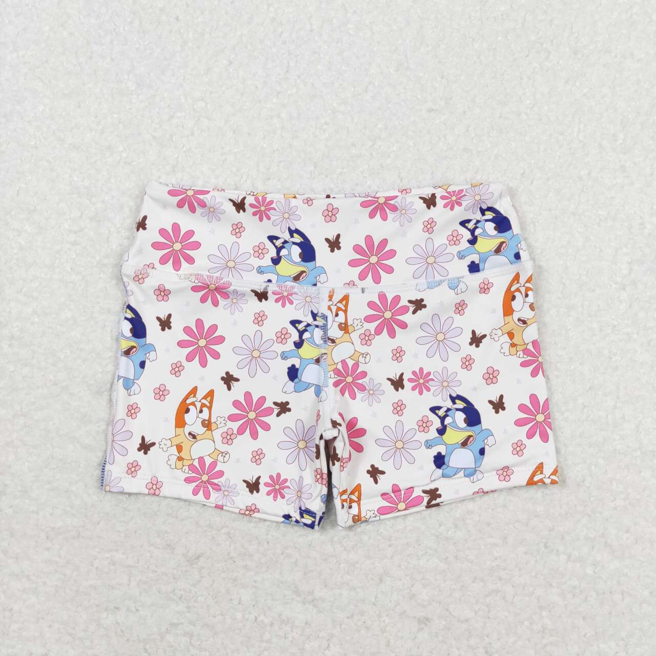 SS0213 floral butterfly shorts