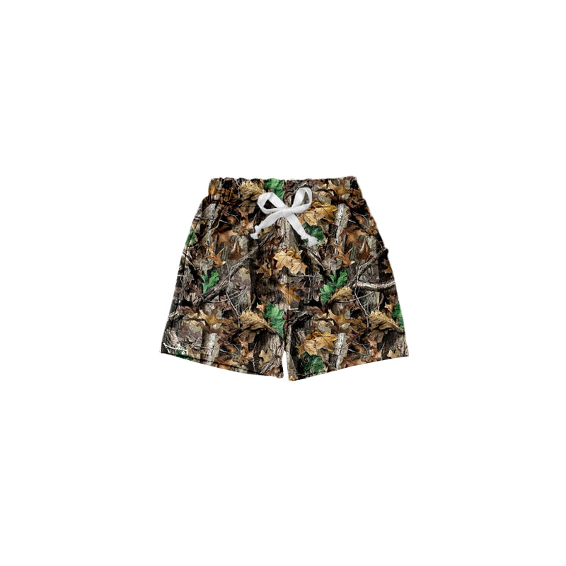 SS0280 twigs and leaves camouflage shorts