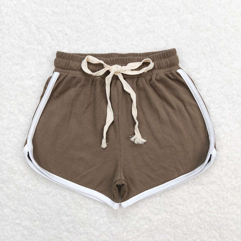 SS0314 dark brown shorts