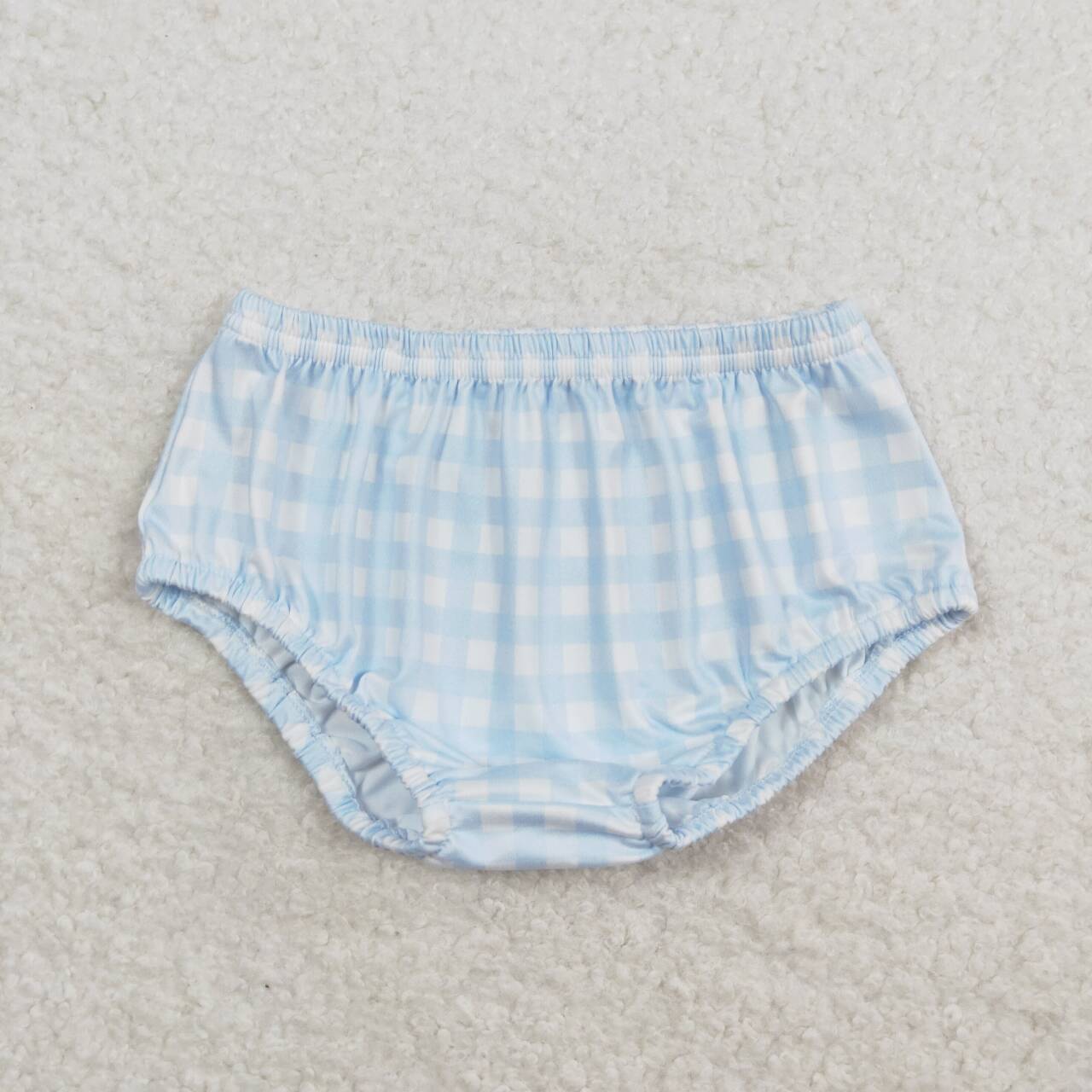 SS0352 Boys blue plaid briefs bummies