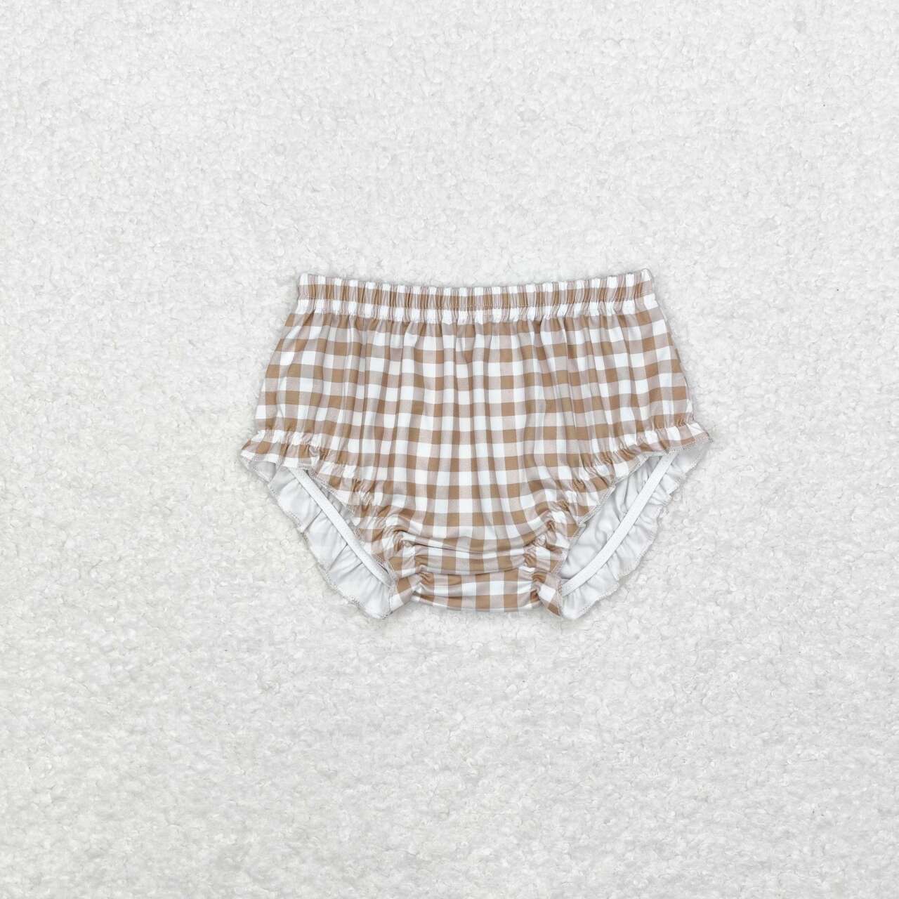 SS0365 Khaki Plaid Lace Bummies