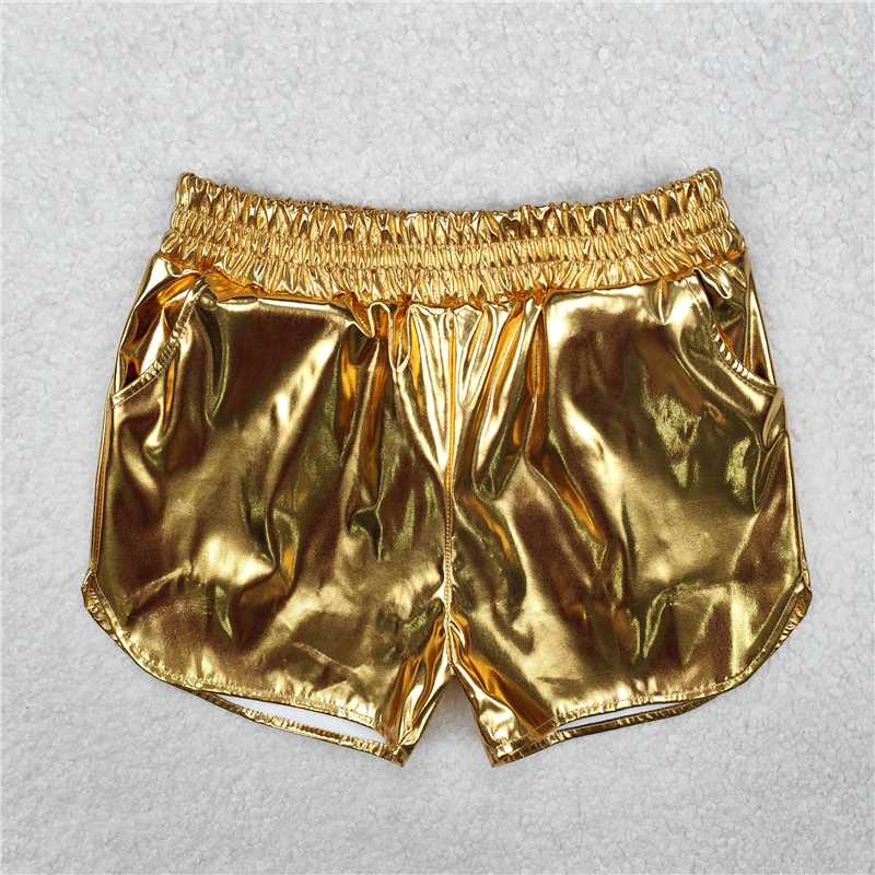Match Baby Girls Pocket Leather Elastic Bottom Shorts D 3.11