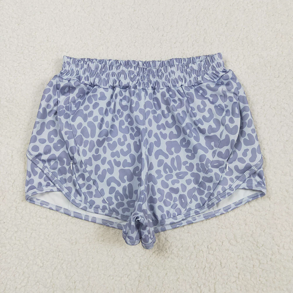 Mommy and Me Baby Girls Gray Leopard Yoga Shorts Bottoms D 5.22