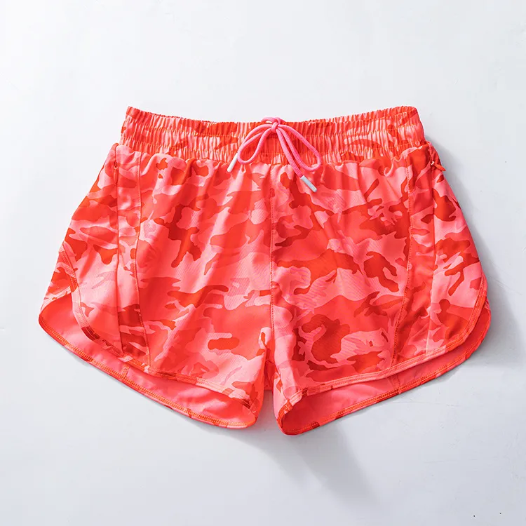presale SS0477 Baby Girls Orange Camo Yoga Shorts Bottoms D 3.11