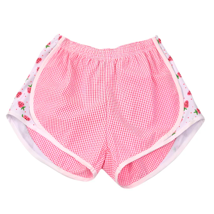 presale SS0521 Baby Girls Pink Strawberry Shorts Bottoms D 3.19