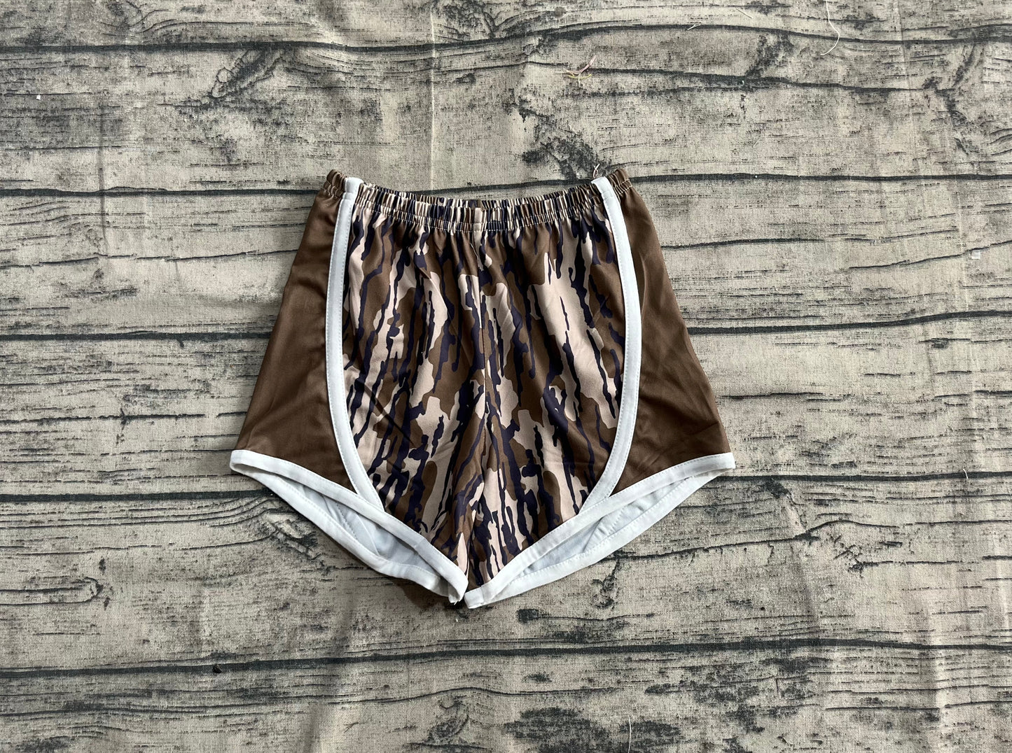 presale SS0528 Baby Girls Olive Bottomland Camo Shorts Bottoms D 4.21