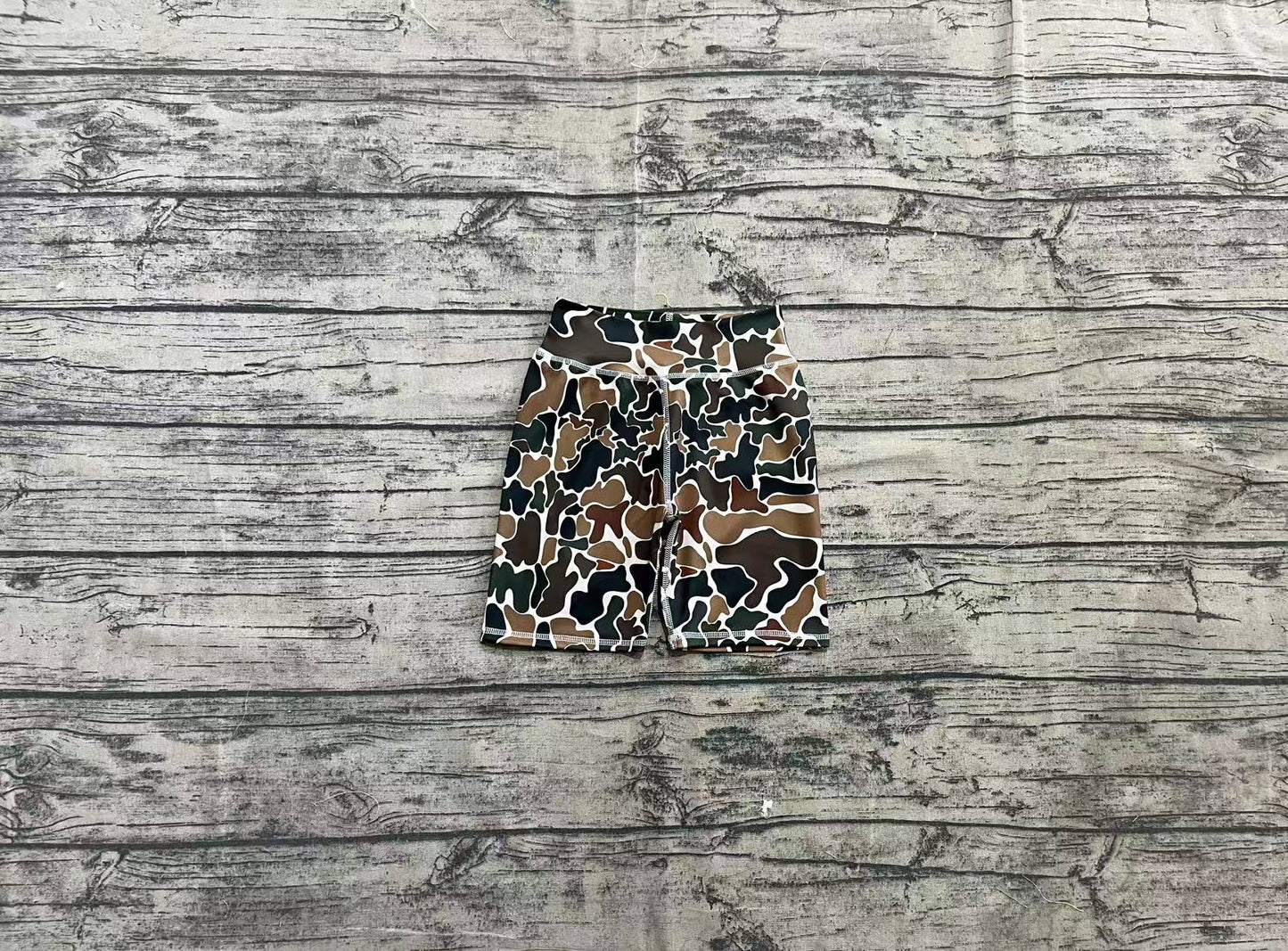 SS0534 Baby Girls Brown Camo Biking Shorts Bottoms D 4.2