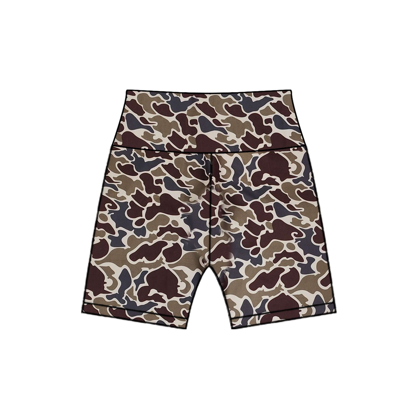 presale SS0542 Baby Girls Dark Brown Camo Biking Shorts Bottoms D 3.22