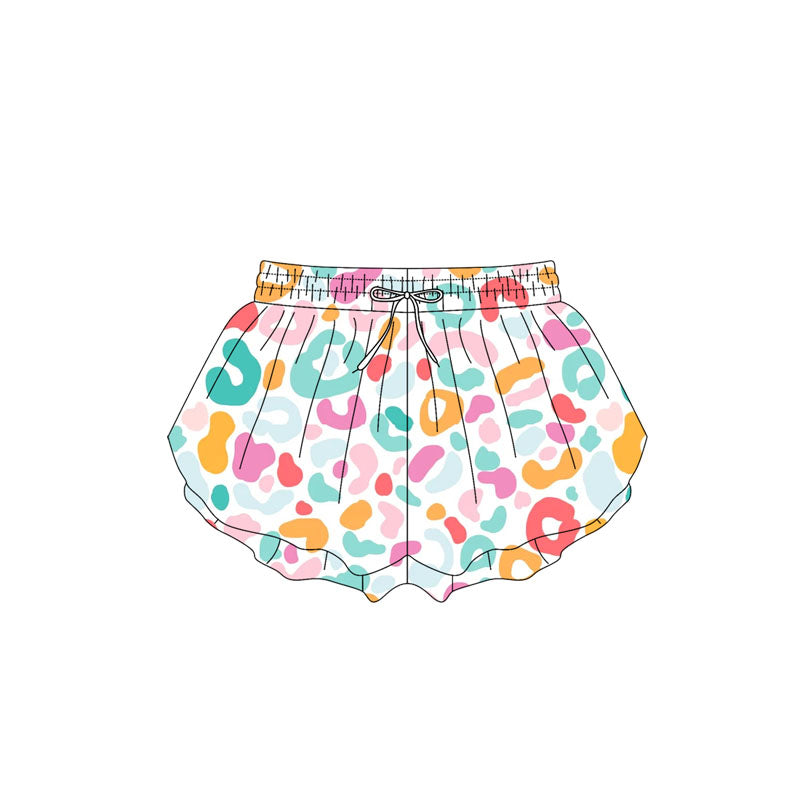 SS0592 Baby Girls Pink Blue Leopard Summer Shorts Bottoms D 4.2