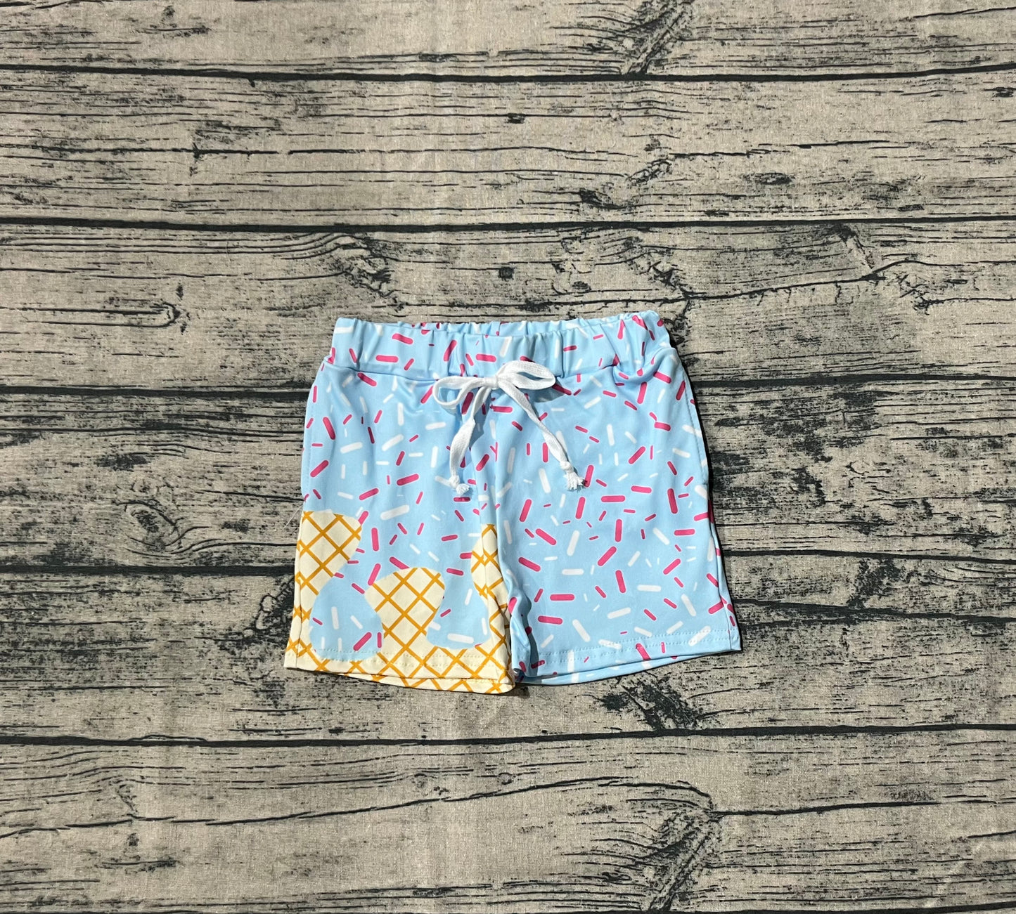 SS0609 Baby Boys Ice Cream Drip Team Shorts Bottom D 5.29