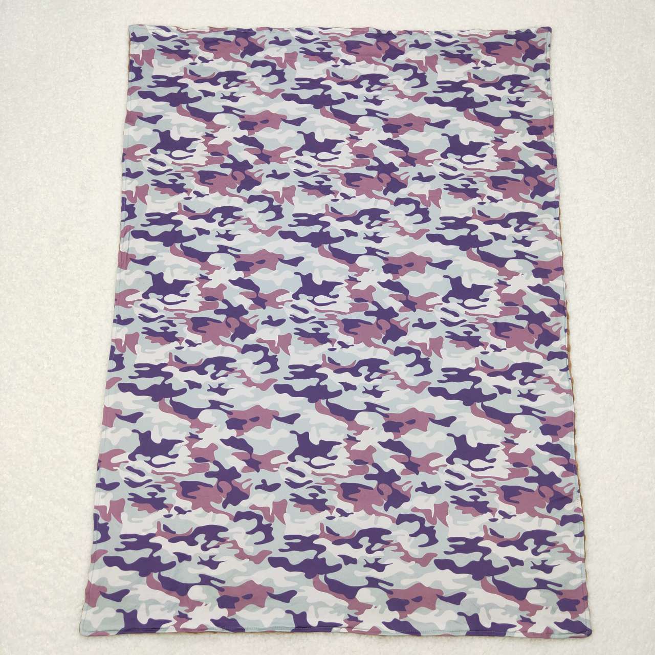 BL0076 Camo Brown Baby Blanket