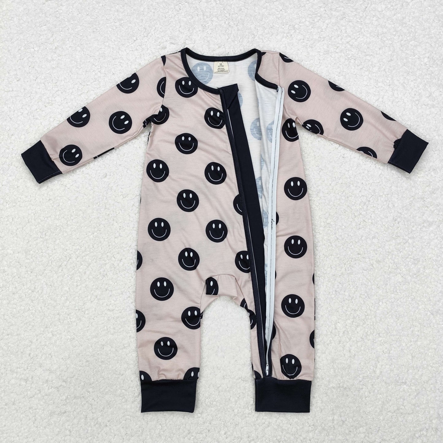LR1434 Bamboo Light-colored short-sleeved long pants pajama set