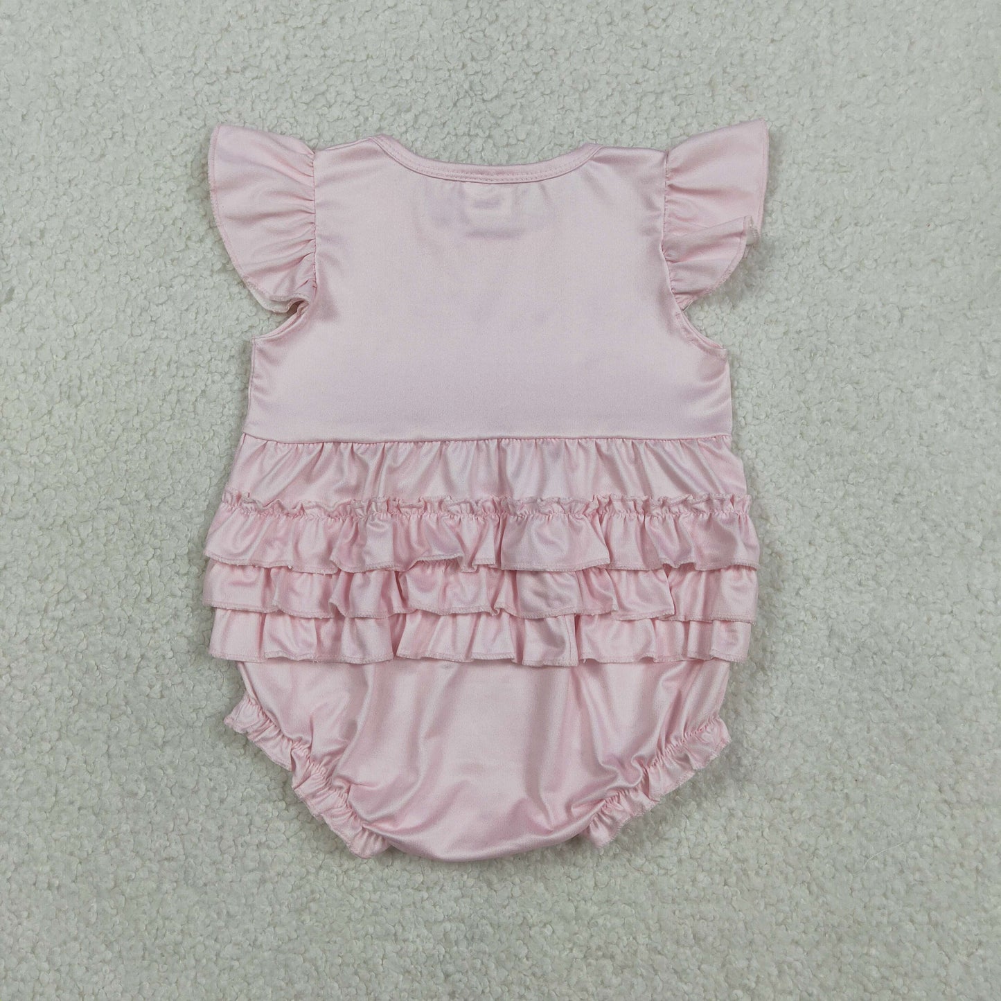 SR3825 i'm literally just a girl ruffle bubble romper baby girl clothes