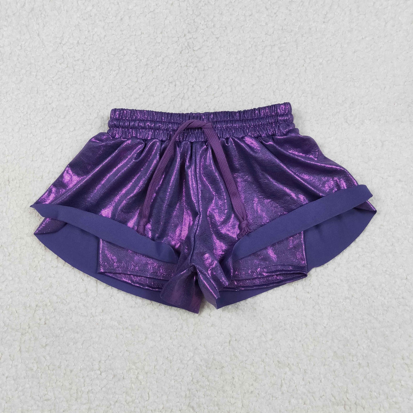 purple shorts
