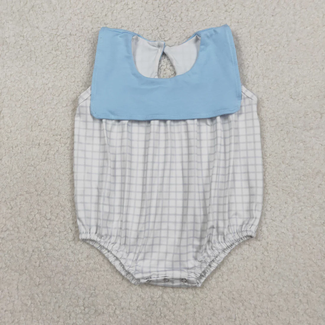Sibling gingham bubble and shorts set