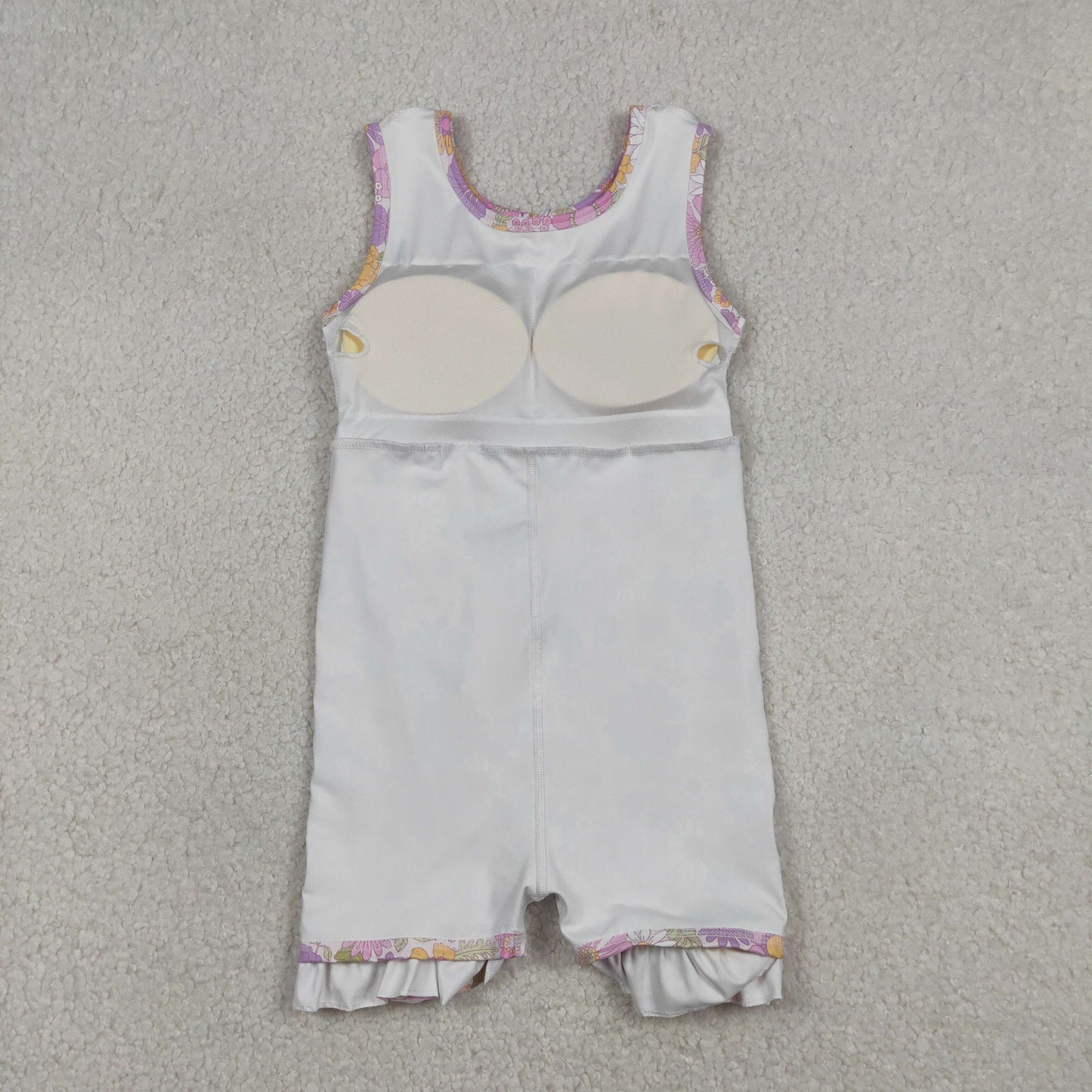 floral ruffle athletic dress