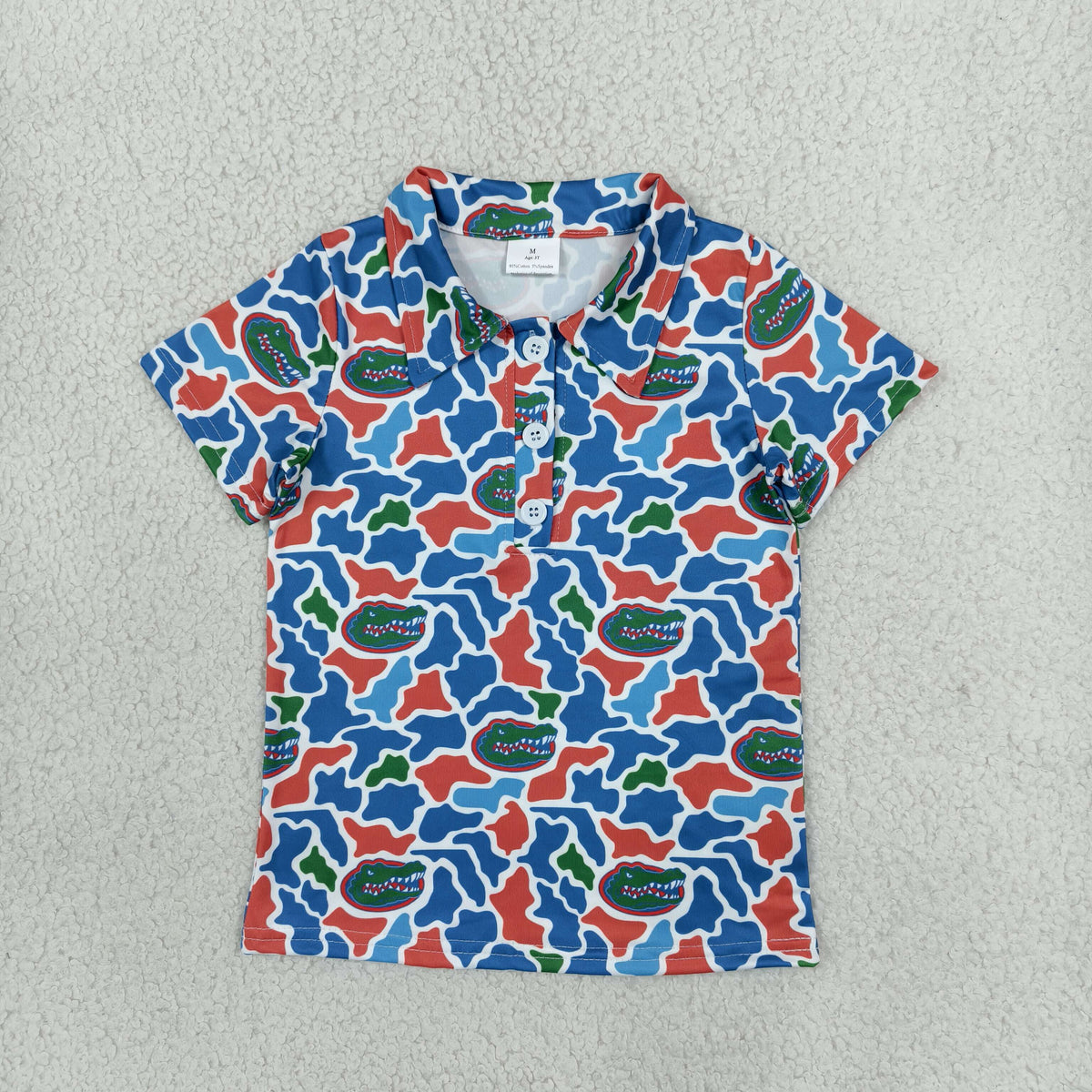 camo florida gators team polo t-shirt