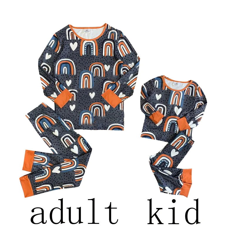 GLP0233 WOMEN RAINBOW PAJAMAS SET