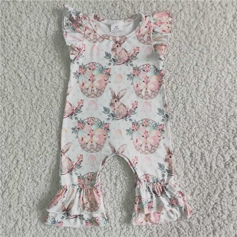 B6-27 New summer Rabbit romper jumpsuit