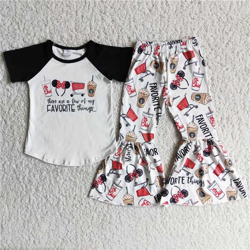 E9-5 cartoon baby girl set