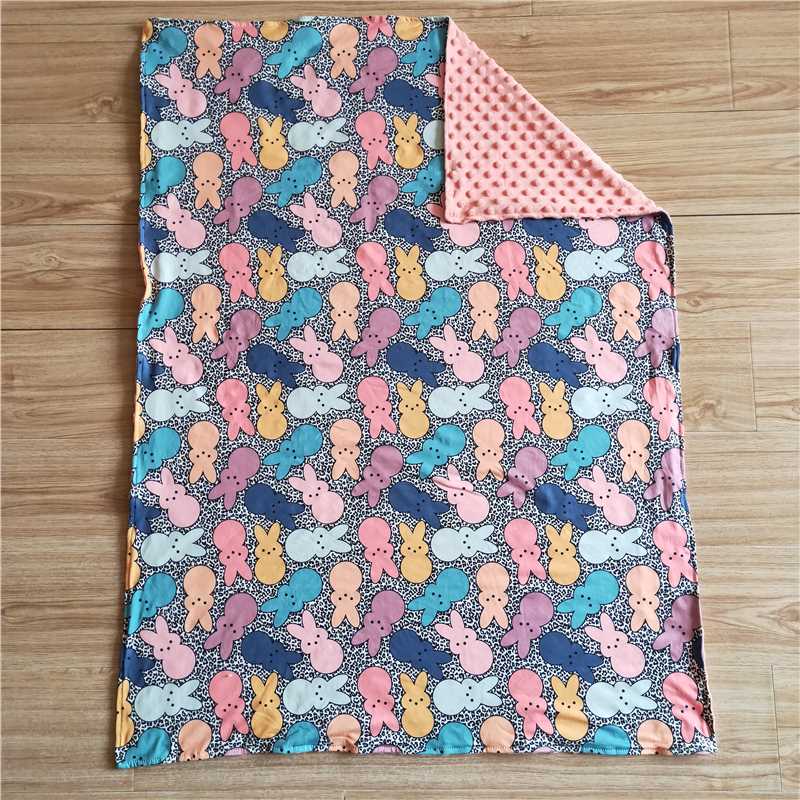 C9-33 Easter Colorful Bunny Blanket