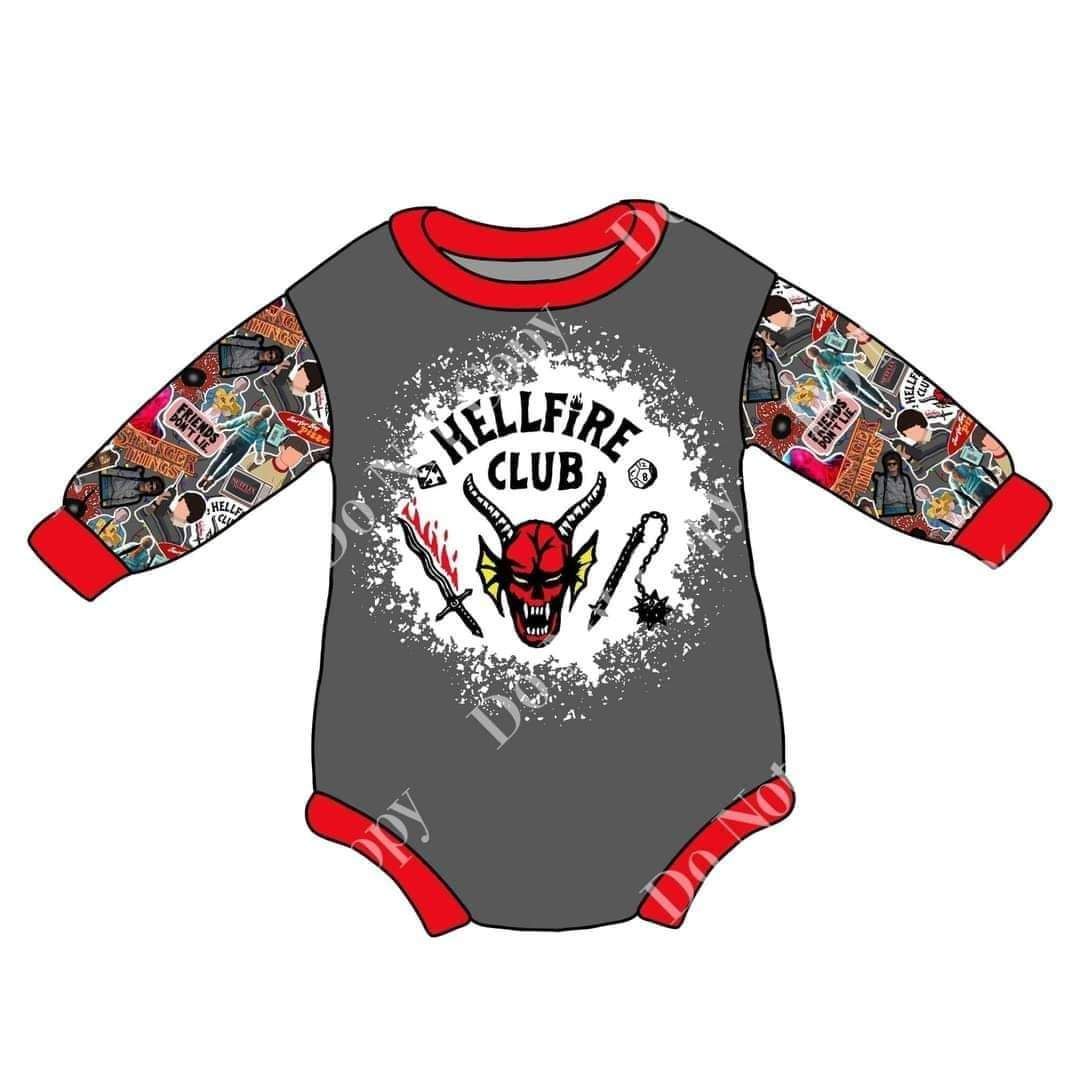 LR0076 BABY GIRLS HALLOWEEN SHIRT ROMPER